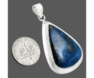 Shattuckite Pendant EXP01274 P-1076, 19x28 mm