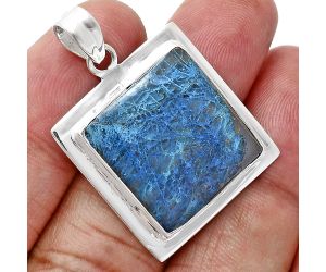 Shattuckite Pendant EXP01276 P-1076, 20x20 mm