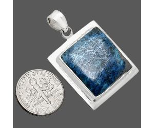 Shattuckite Pendant EXP01276 P-1076, 20x20 mm