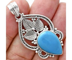 Sleeping Beauty Turquoise Pendant EXP01298 P-1258, 12x18 mm