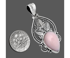 Pink Opal Pendant EXP01301 P-1258, 13x18 mm