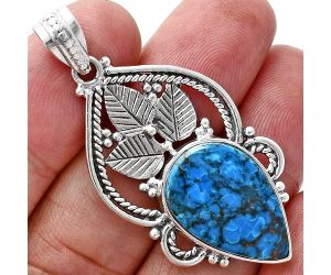 Shattuckite Pendant EXP01311 P-1258, 14x21 mm