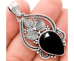 Black Onyx Pendant EXP01337 P-1258, 13x18 mm