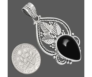 Black Onyx Pendant EXP01337 P-1258, 13x18 mm