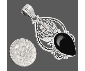 Black Onyx Pendant EXP01338 P-1258, 13x18 mm