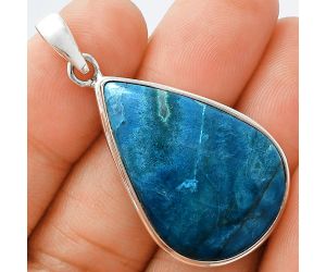 Shattuckite Pendant EXP01364 P-1124, 21x31 mm