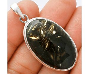 Bat Cave Jasper Pendant EXP01382 P-1124, 19x31 mm