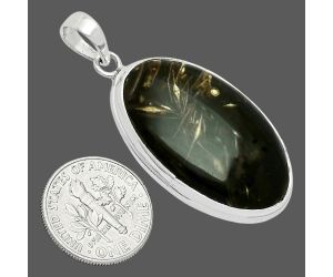 Bat Cave Jasper Pendant EXP01382 P-1124, 19x31 mm