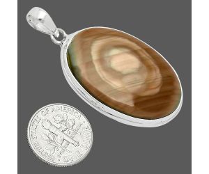 Imperial Jasper Pendant EXP01390 P-1124, 22x33 mm