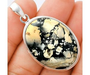 Maligano Jasper Pendant EXP01392 P-1124, 21x29 mm