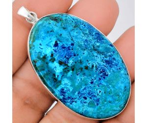 Shattuckite Pendant EXP01431 P-1001, 31x48 mm