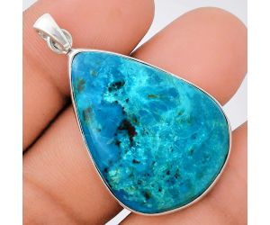 Shattuckite Pendant EXP01434 P-1001, 25x35 mm