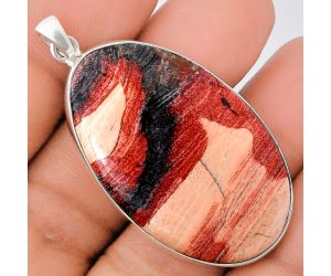 Snake Skin Jasper Pendant EXP01435 P-1001, 27x43 mm