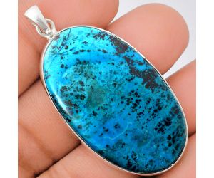 Shattuckite Pendant EXP01443 P-1001, 25x42 mm