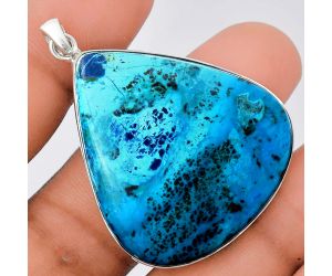 Shattuckite Pendant EXP01445 P-1001, 36x40 mm