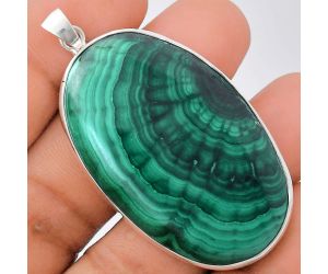 Malachite Eye Pendant EXP01447 P-1001, 29x47 mm