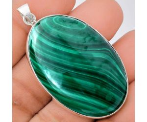 Malachite Eye Pendant EXP01451 P-1001, 30x44 mm