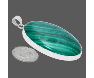 Malachite Eye Pendant EXP01451 P-1001, 30x44 mm