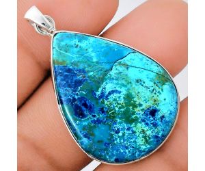 Shattuckite Pendant EXP01453 P-1001, 25x34 mm