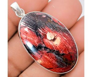 Snake Skin Jasper Pendant EXP01464 P-1001, 23x35 mm