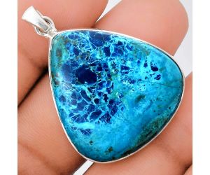 Shattuckite Pendant EXP01475 P-1001, 29x32 mm