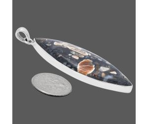 Tabu Jasper Pendant EXP01476 P-1001, 18x50 mm