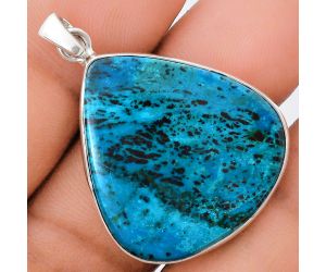 Shattuckite Pendant EXP01477 P-1001, 28x30 mm