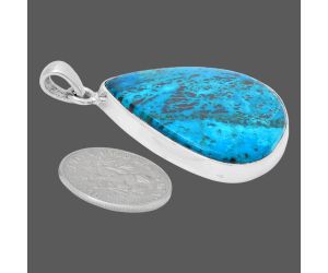 Shattuckite Pendant EXP01477 P-1001, 28x30 mm