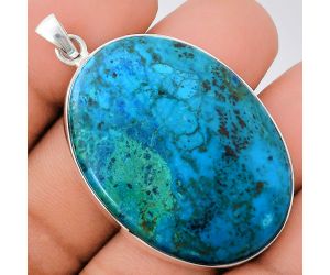 Shattuckite Pendant EXP01482 P-1001, 28x38 mm