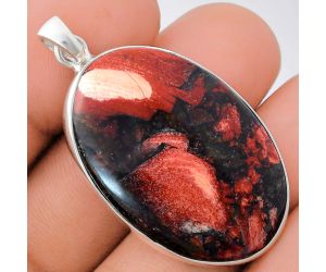 Snake Skin Jasper Pendant EXP01484 P-1001, 24x34 mm