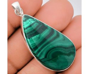 Malachite Eye Pendant EXP01491 P-1001, 20x38 mm