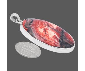 Snake Skin Jasper Pendant EXP01495 P-1001, 26x39 mm