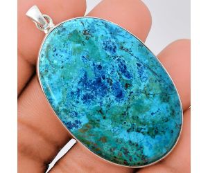 Shattuckite Pendant EXP01496 P-1001, 32x47 mm