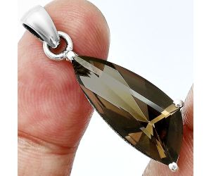 Smoky Quartz Pendant EXP01502 P-1013, 9x24 mm