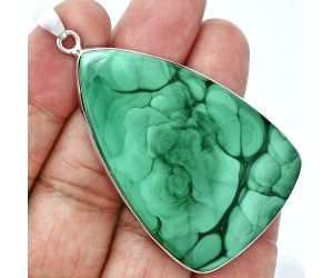 Malachite Eye Pendant EXP01511 P-1001, 34x53 mm