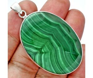 Malachite Eye Pendant EXP01518 P-1001, 30x42 mm