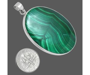 Malachite Eye Pendant EXP01518 P-1001, 30x42 mm