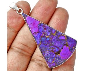 Copper Purple Turquoise Pendant EXP01522 P-1001, 29x49 mm