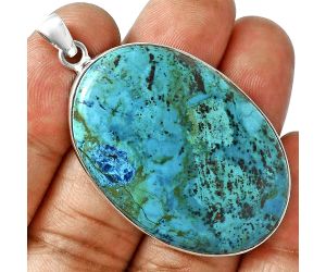 Shattuckite Pendant EXP01528 P-1001, 27x40 mm