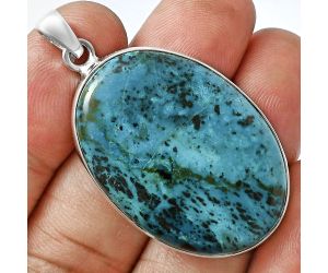 Shattuckite Pendant EXP01531 P-1001, 24x34 mm