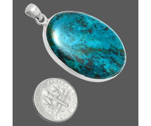 Shattuckite Pendant EXP01531 P-1001, 24x34 mm