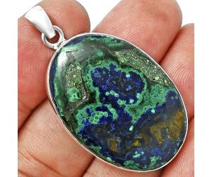 Shattuckite Pendant EXP01534 P-1001, 23x33 mm