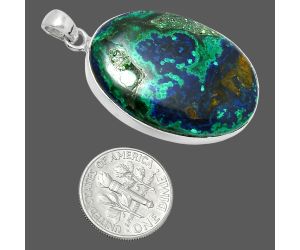 Shattuckite Pendant EXP01534 P-1001, 23x33 mm