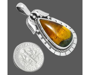 Tiger Eye Pendant EXP01599 P-1568, 12x22 mm