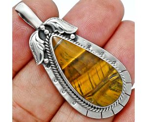 Tiger Eye Pendant EXP01605 P-1568, 13x27 mm