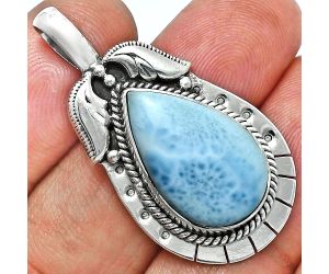 Larimar (Dominican Republic) Pendant EXP01608 P-1568, 13x20 mm