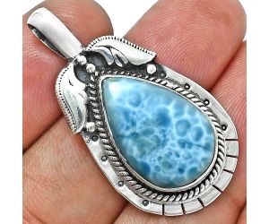 Larimar (Dominican Republic) Pendant EXP01610 P-1568, 13x20 mm