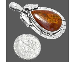 Rare Cady Mountain Agate Pendant EXP01619 P-1568, 14x22 mm