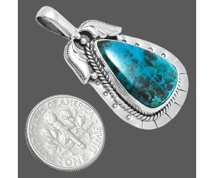 Shattuckite Pendant EXP01622 P-1568, 13x20 mm