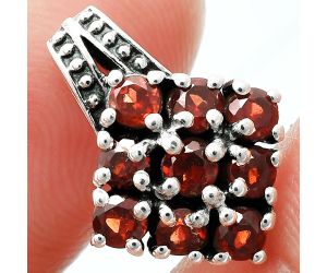 Hessonite Garnet Pendant EXP01862 P-1094, 3x3 mm